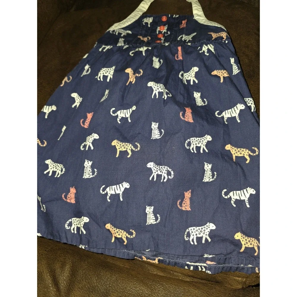 Gymboree sunny‎ safari cheetah halter dress size 3t